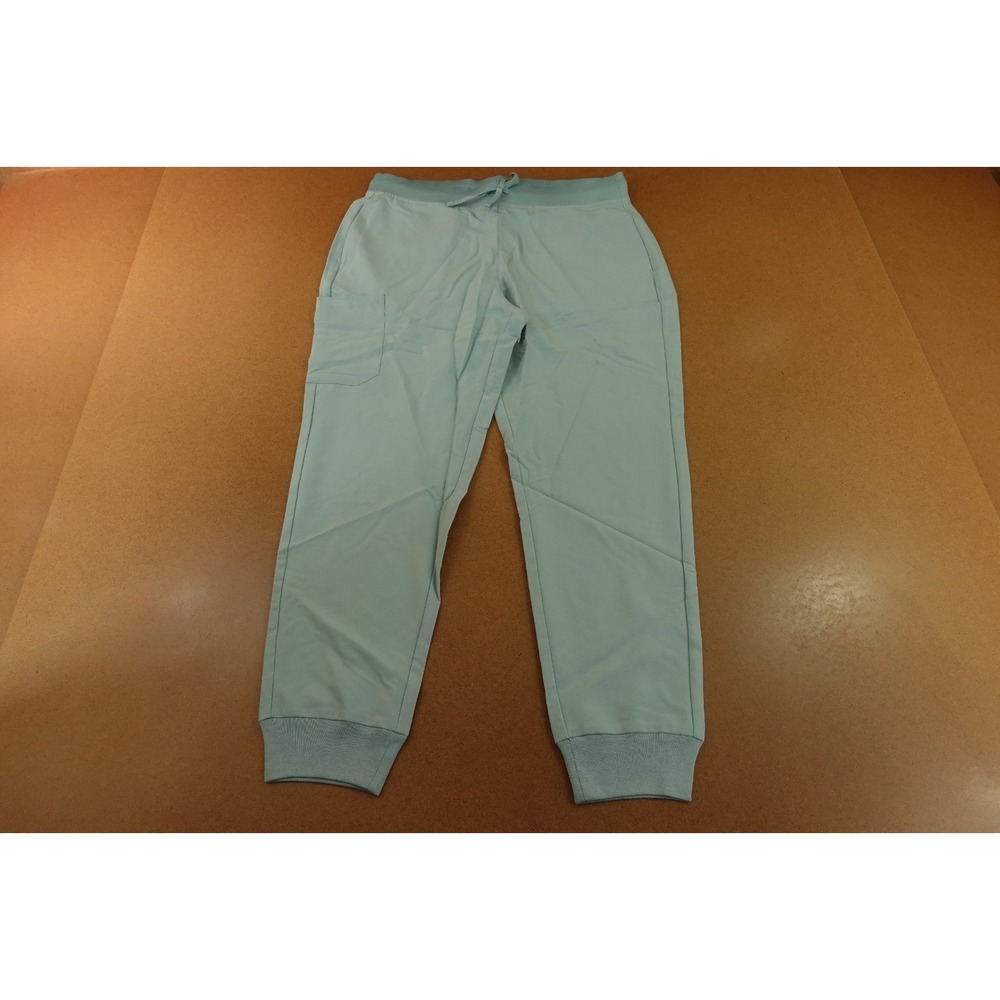Mandala Womens Large Tourmaline Green High Waist Jogger Pants Inseam-27.5 in NWT